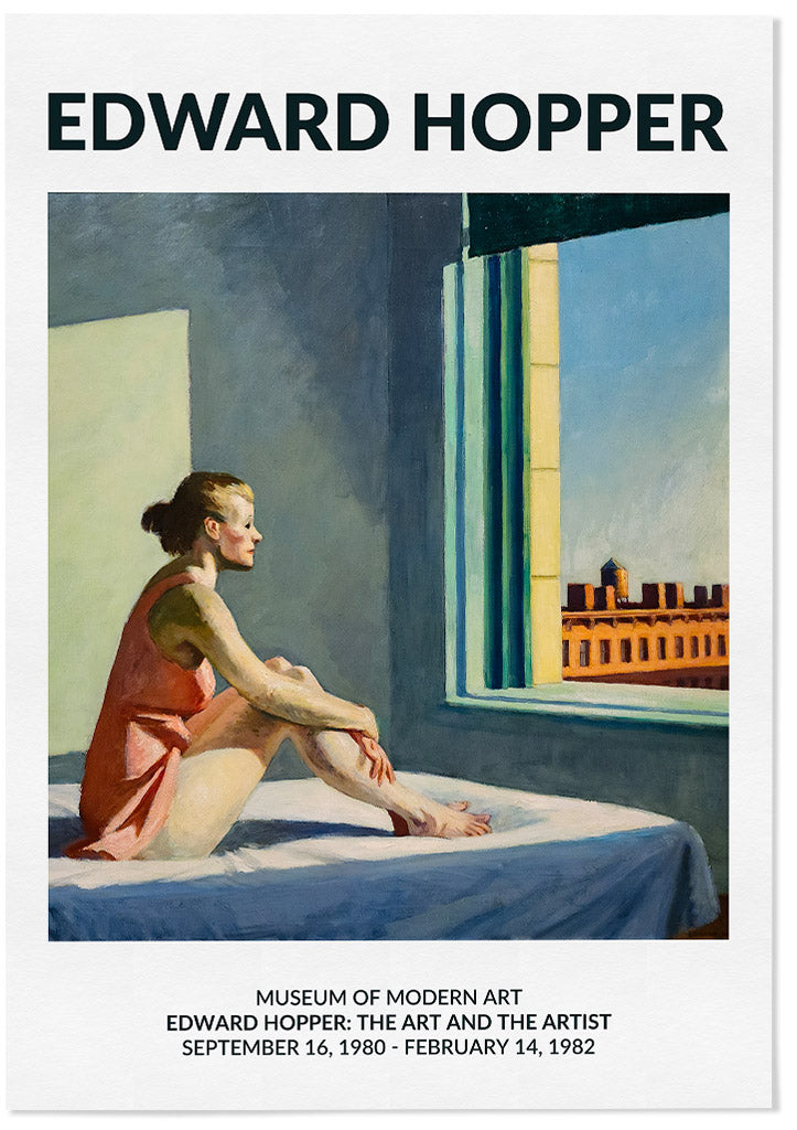 Edward Hopper - Morning Sun Exhibition Poster