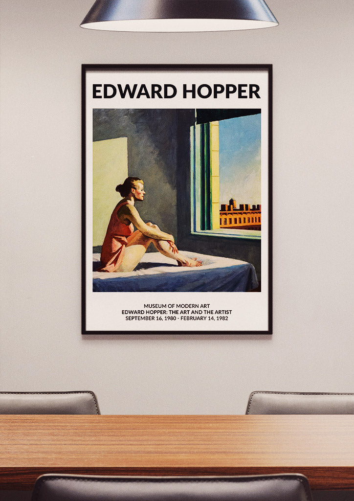 Edward Hopper - Morning Sun Exhibition Poster