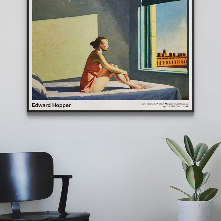 Edward Hopper 'The Morning Sun' Exhibition Poster