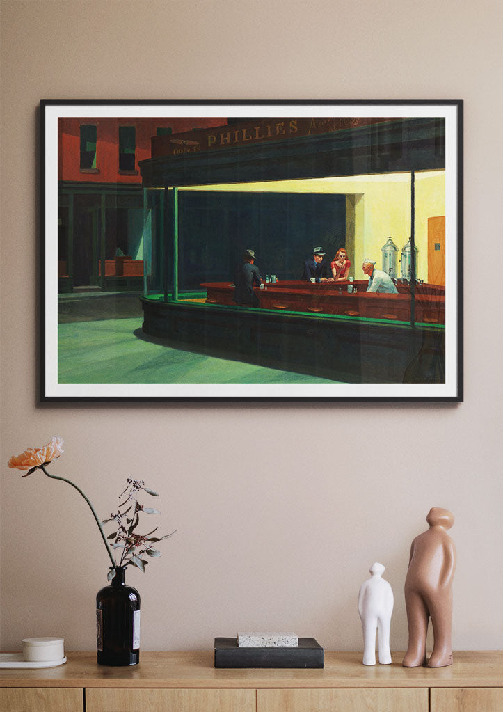 Edward Hopper - Nighthawks Art Print