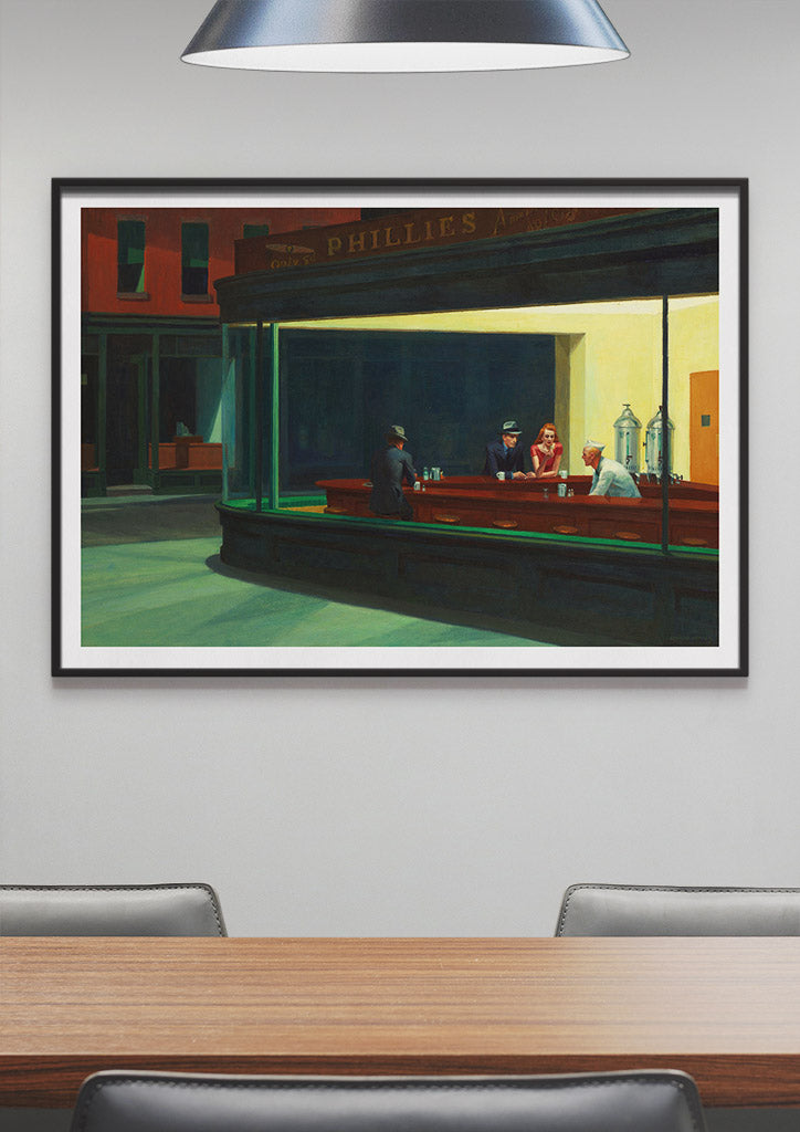 Edward Hopper - Nighthawks Art Print