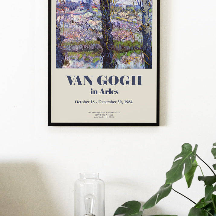 Vincent van Gogh Poster- Flowering Orchards