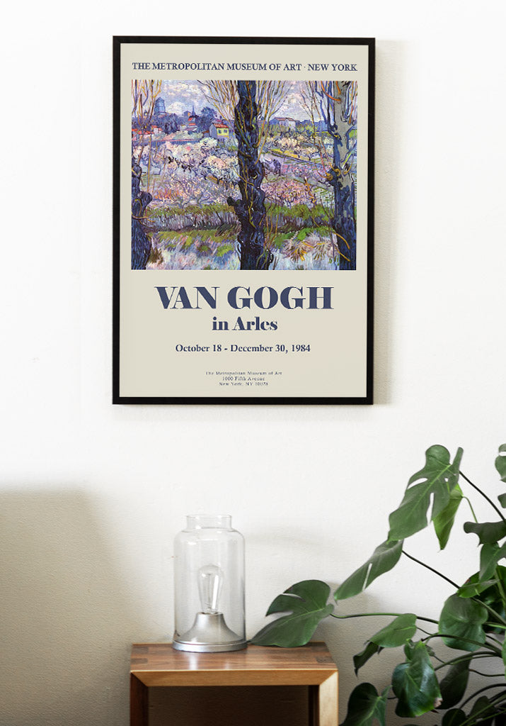 Vincent van Gogh Poster- Flowering Orchards