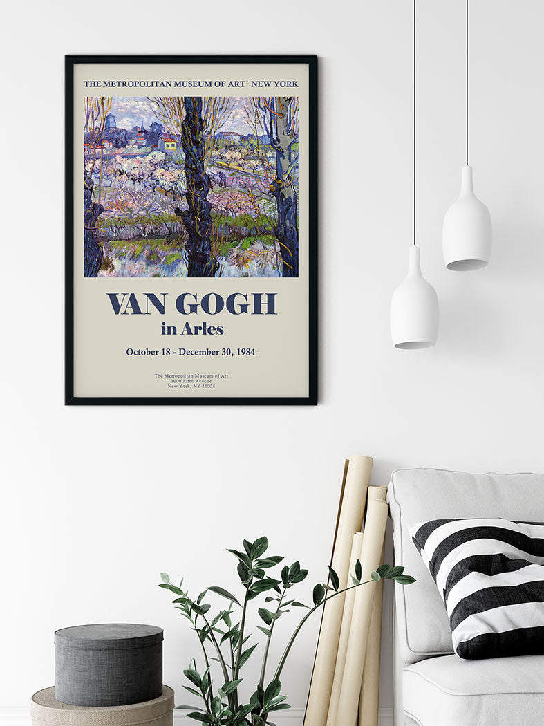 Vincent van Gogh Art Exhibition Poster - Flowering Orchards