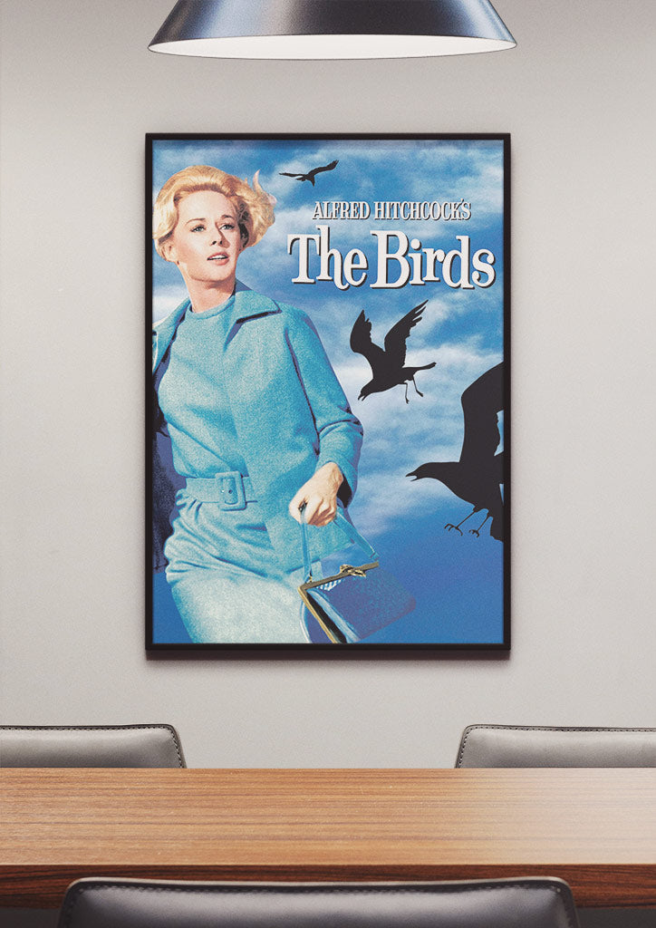 'The Birds' Alfred Hitchcock Movie Poster