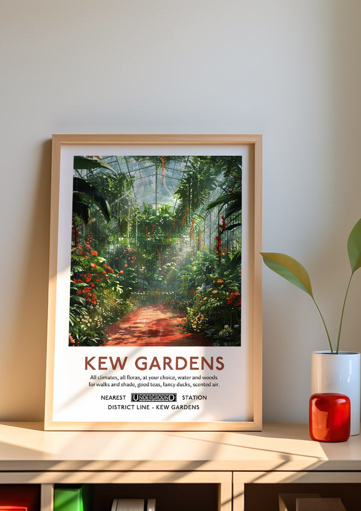 Kew Gardens Botanical Garden Poster