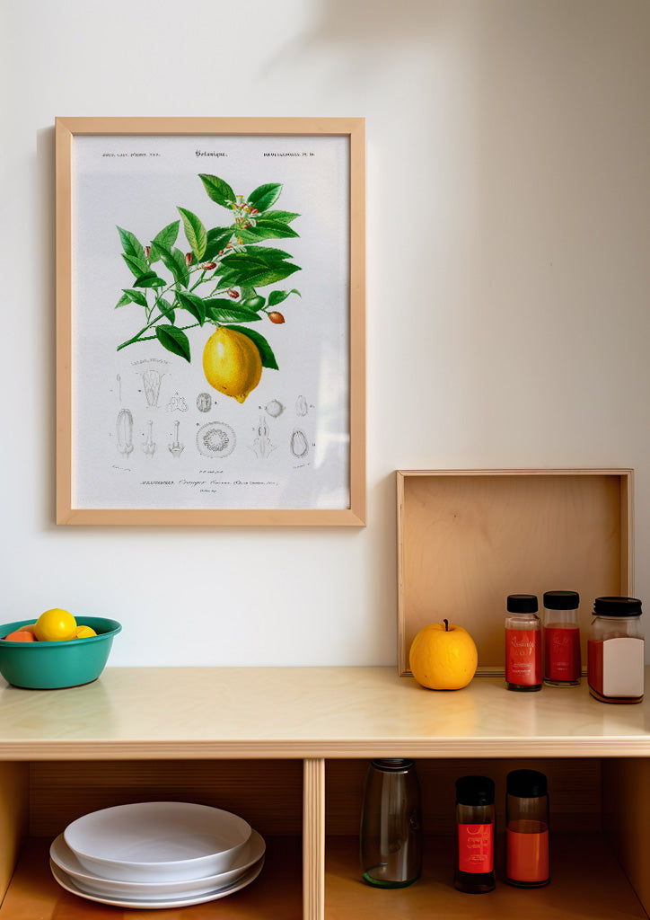 Lemon Poster - Ideal for Kitchen