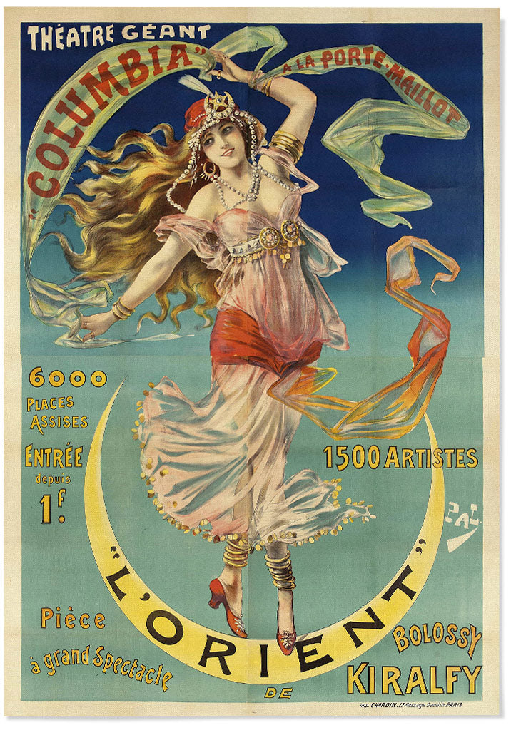 Theatre Geant Columbia L'Orient Poster by Jean de Paleologu