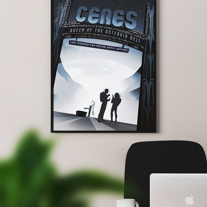 NASA Visions of the Future Poster - Ceres