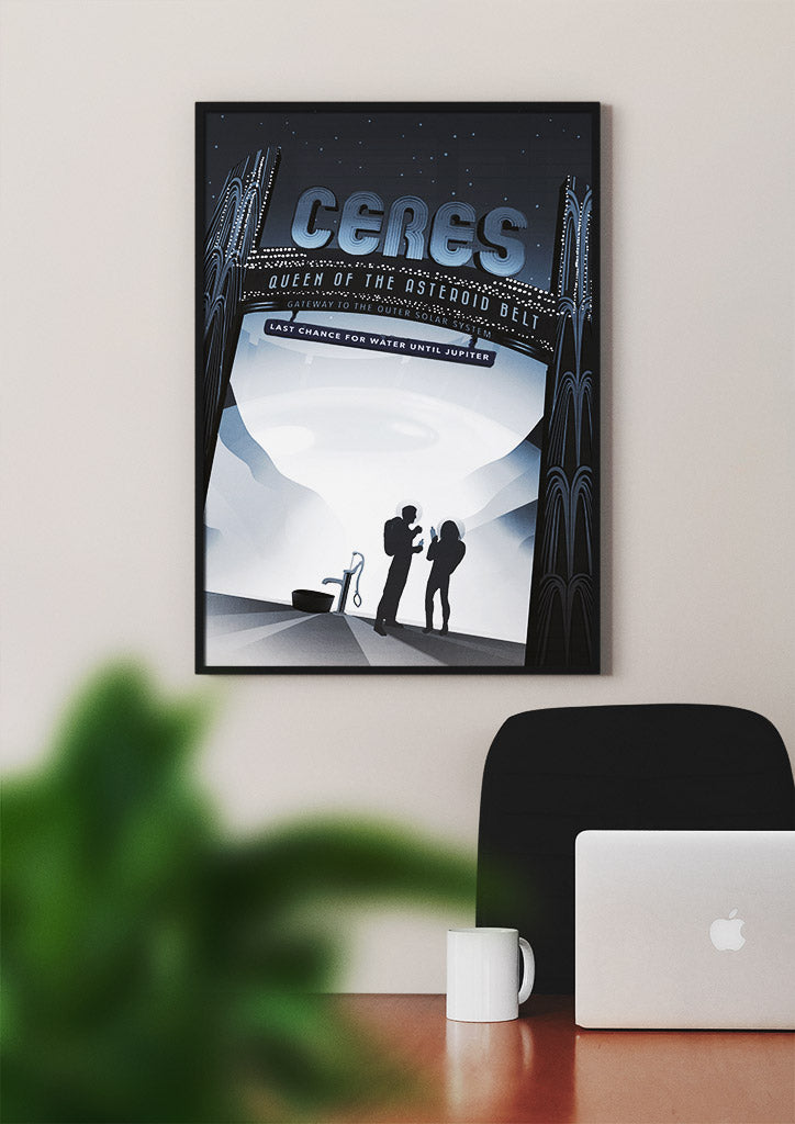 NASA Visions of the Future Poster - Ceres