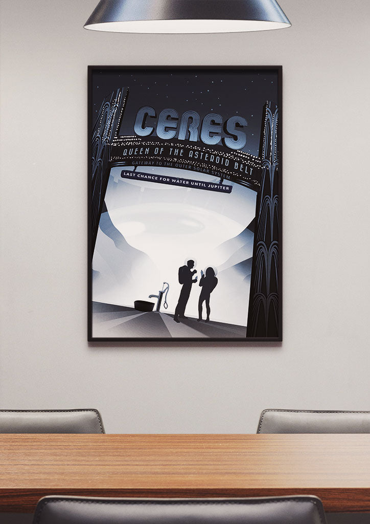 NASA Visions of the Future Poster - Ceres