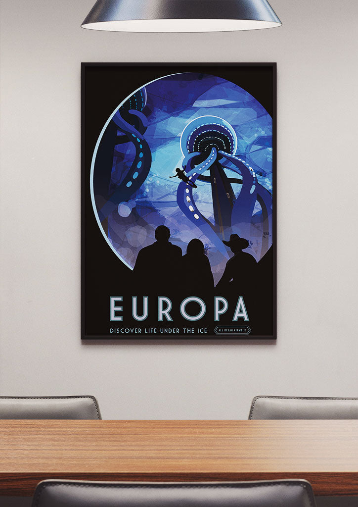 NASA Visions of the Future Poster - Europa