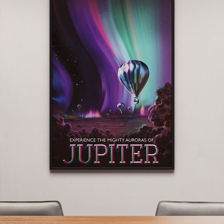 NASA Visions of the Future Poster - Jupiter