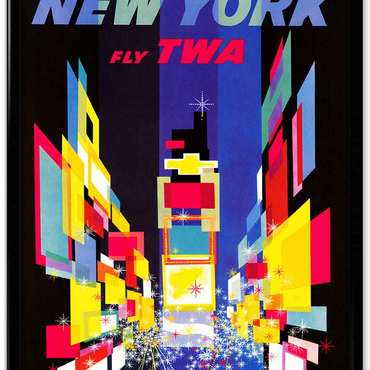 New York Travel Poster by TWA