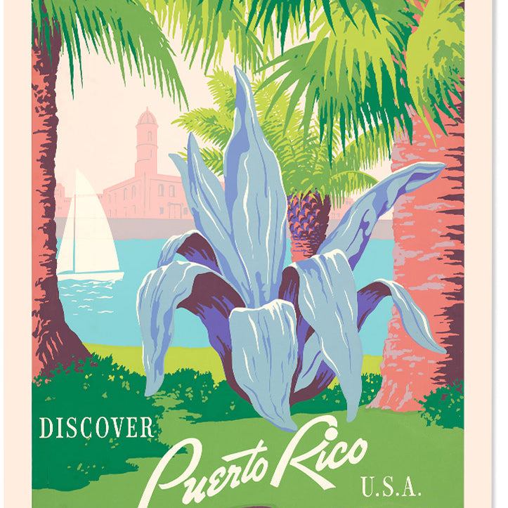 Puerto Rico Travel Poster