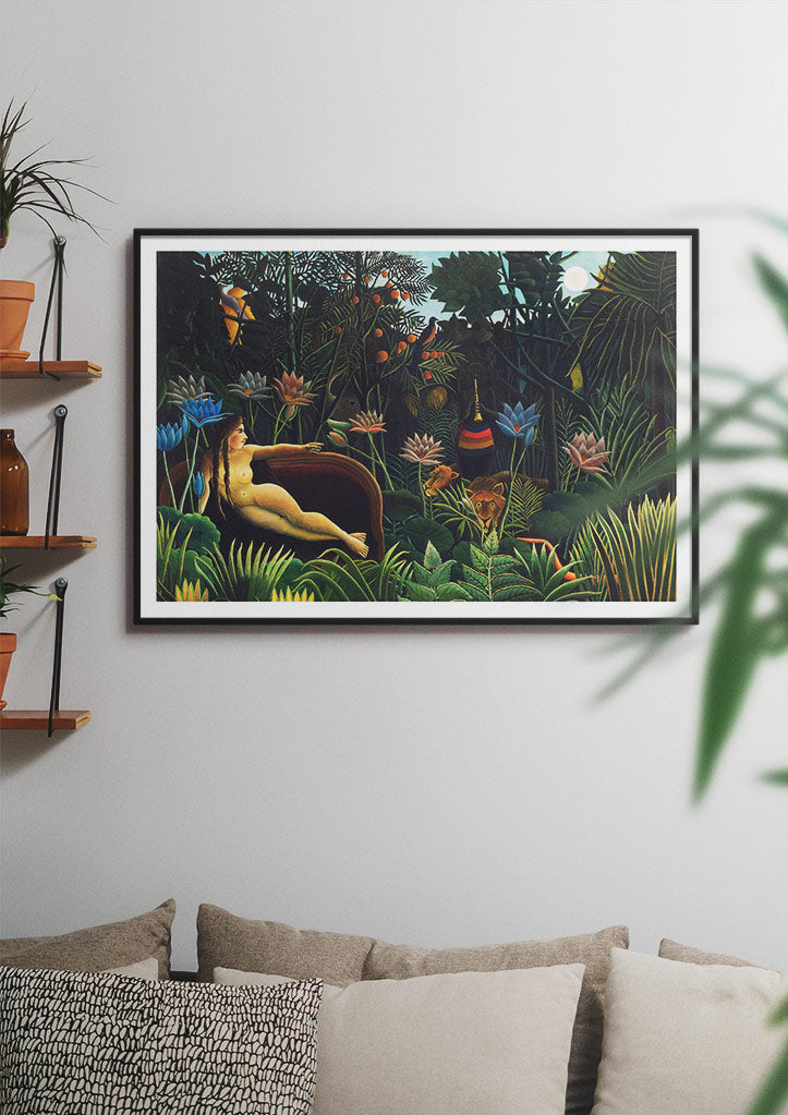 Henri Rousseau Art Poster - The Dream