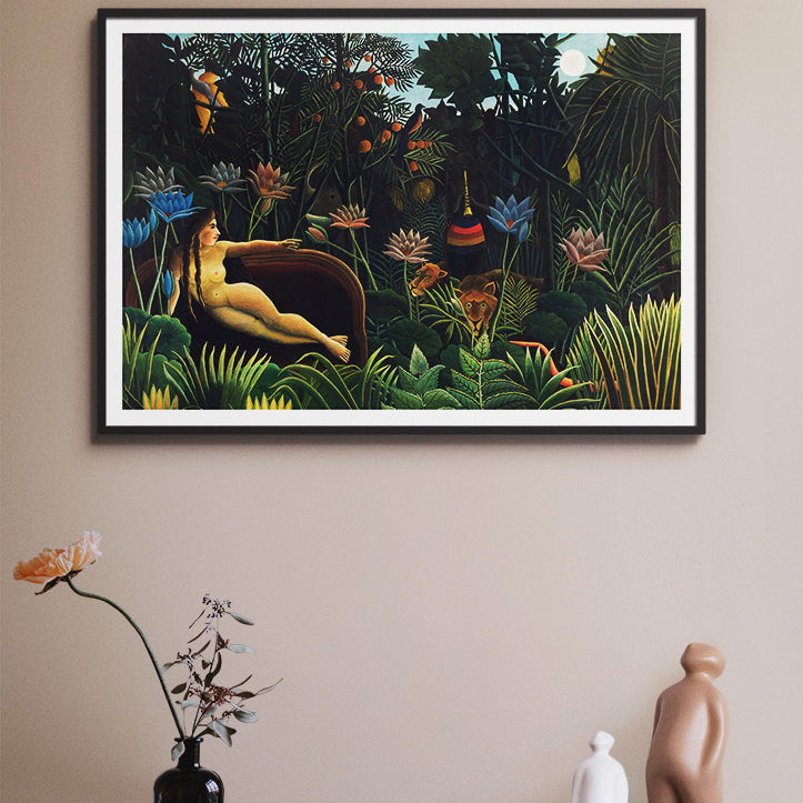 Henri Rousseau Art Poster - The Dream