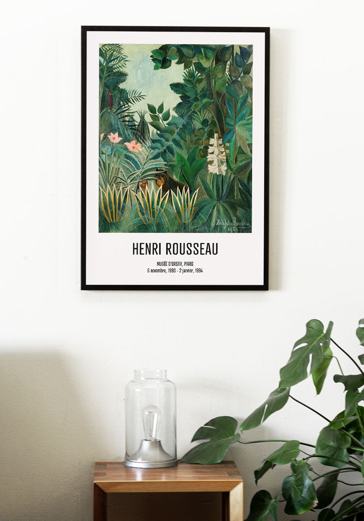 Henri Rousseau Poster - The Equatorial Jungle