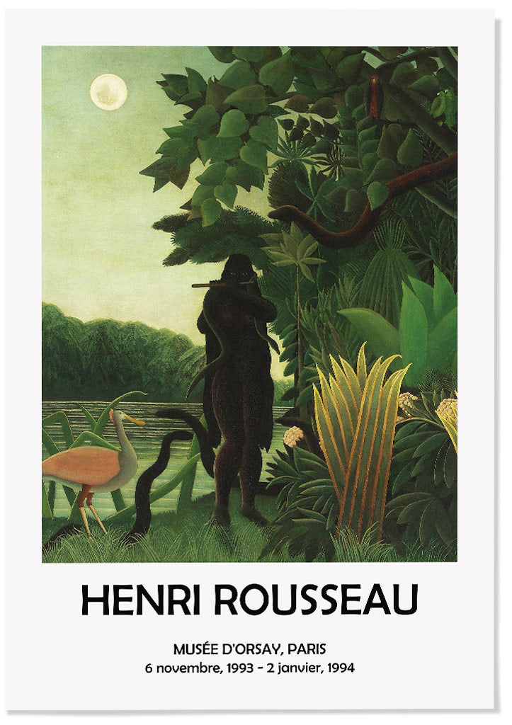 Henri Rousseau Exhibition Poster - The Snake Charmer