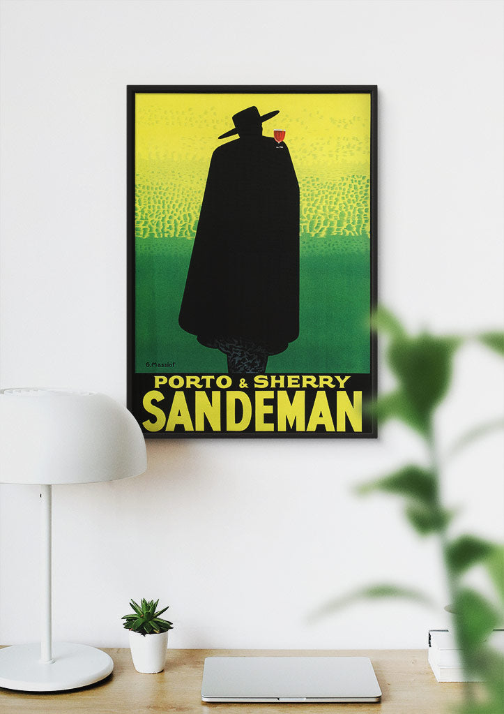 Sandeman Drink Advertisement Poster