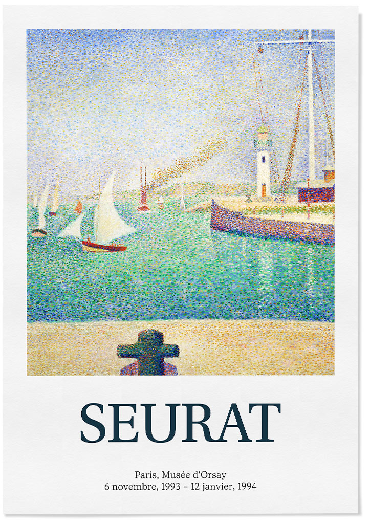 Georges Seurat - Entrance of The Port of Honfleur