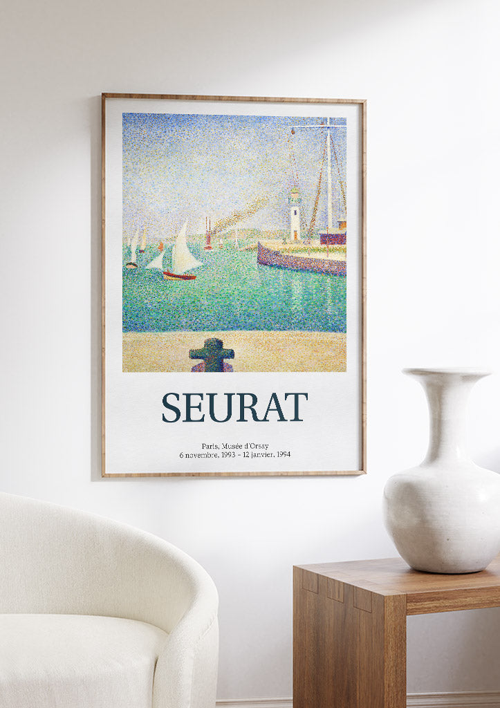 Georges Seurat - Entrance of The Port of Honfleur