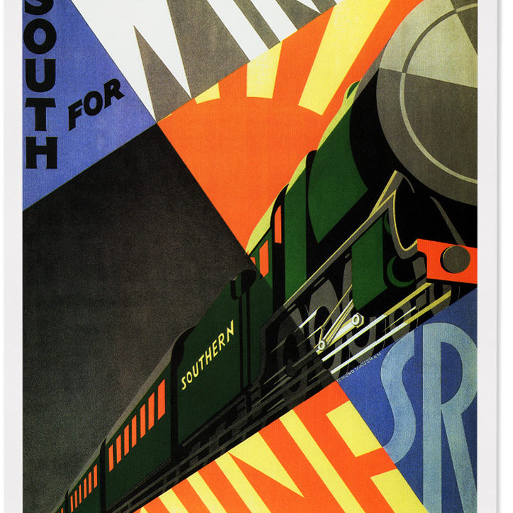 Southern Railway England Travel Poster