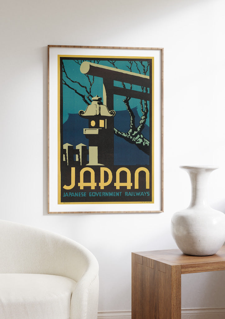 Traditional Japanese Travel Poster