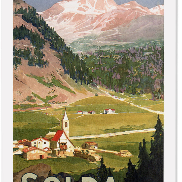 Solda Vintage Travel Poster