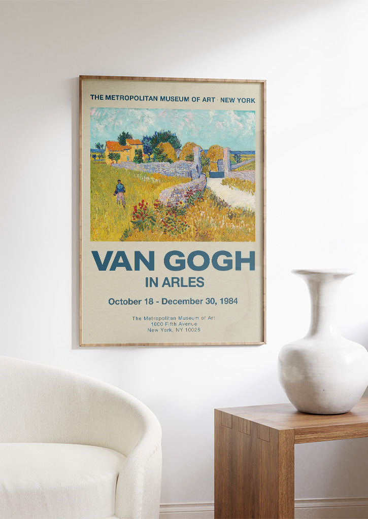 Vincent van Gogh Art Poster | Farmhouse in Provence – Posterist