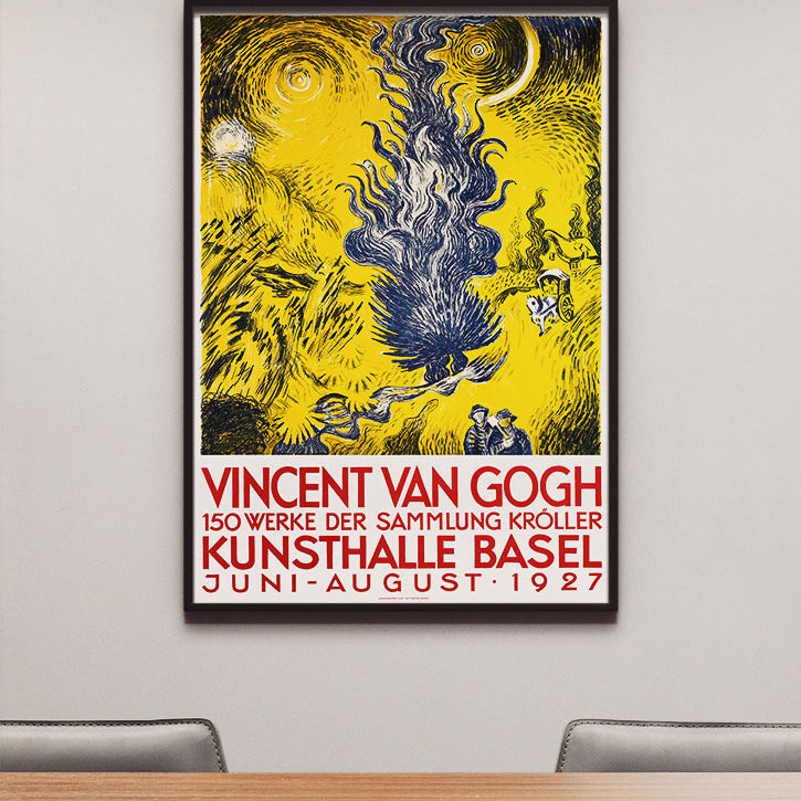 Vincent van Gogh art print, exhibition poster