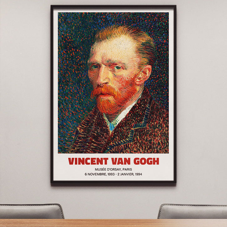 Vincent van Gogh Art Poster  - Self-Portrait