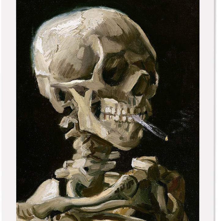 Vincent van Gogh - Skull of a Skeleton with Burning Cigarette