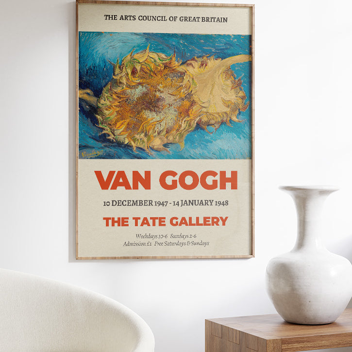 Vincent van Gogh Exhibition Print - Sunflowers