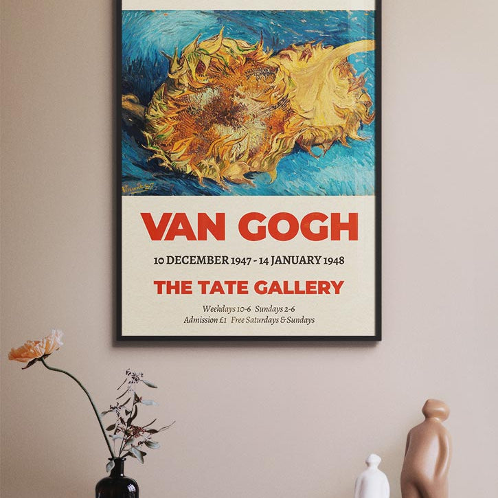 Vincent van Gogh Exhibition Print - Sunflowers