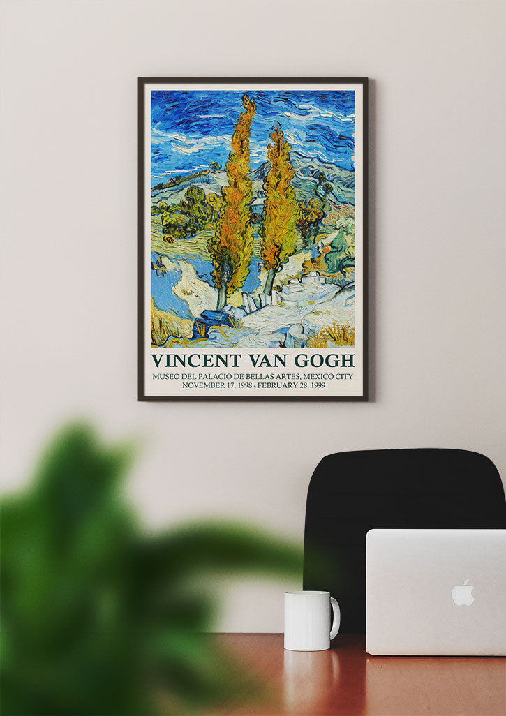Vincent van Gogh - Two Poplars near Saint-Rémy
