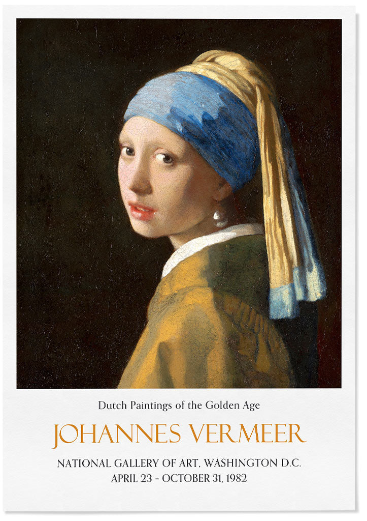 Girl With A Pearl Earring - Exhibition Poster