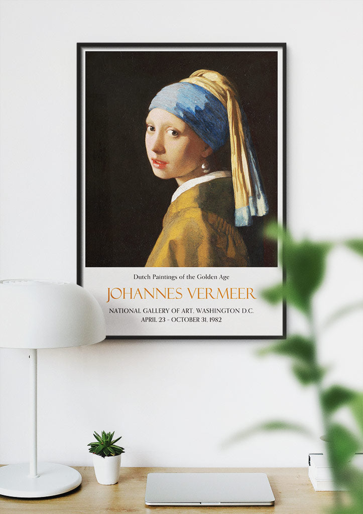 Girl With A Pearl Earring - Exhibition Poster