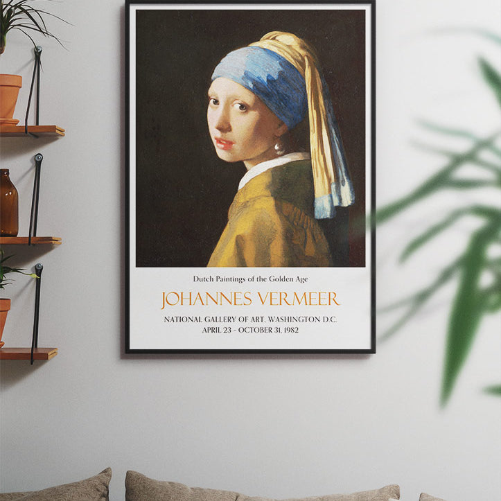Girl With A Pearl Earring - Exhibition Poster