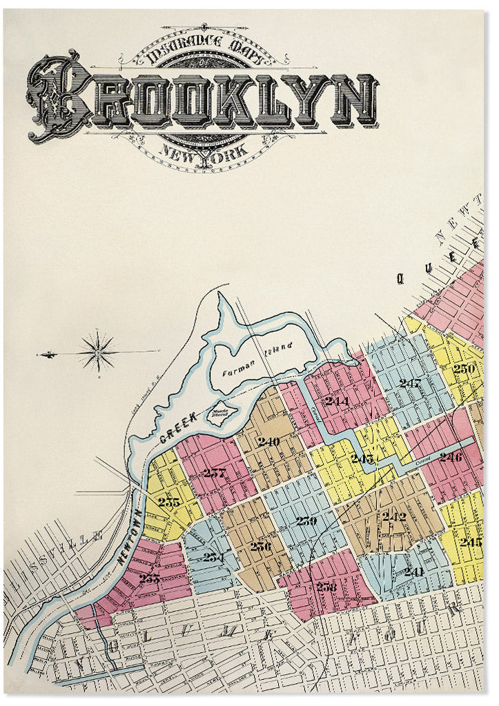 Brooklyn Vintage Map