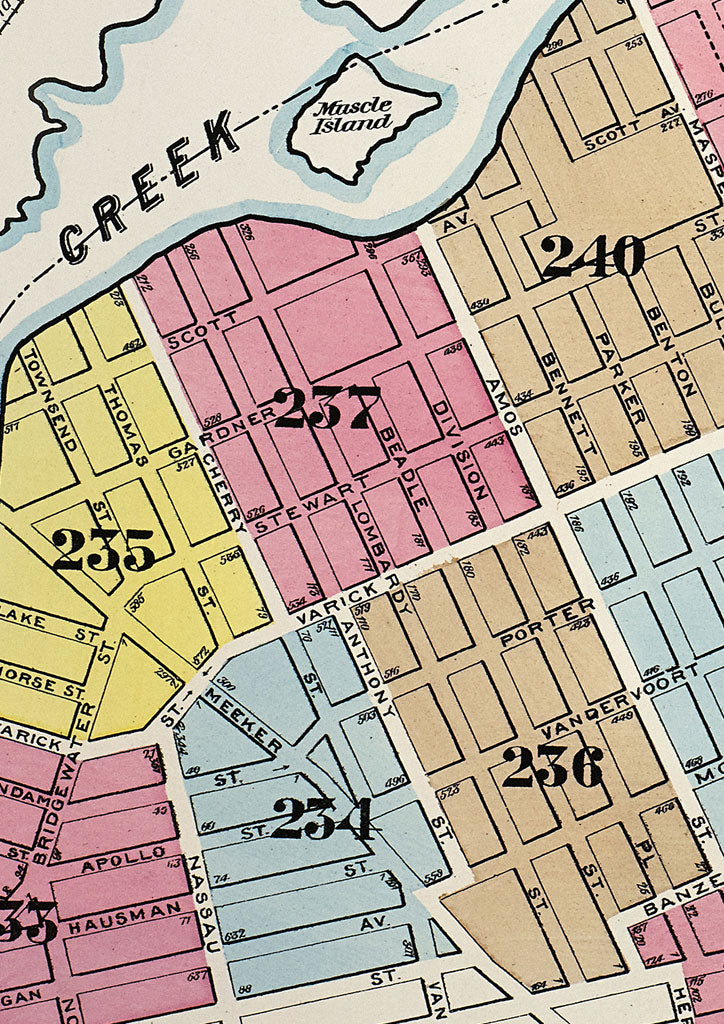 Brooklyn Vintage Map