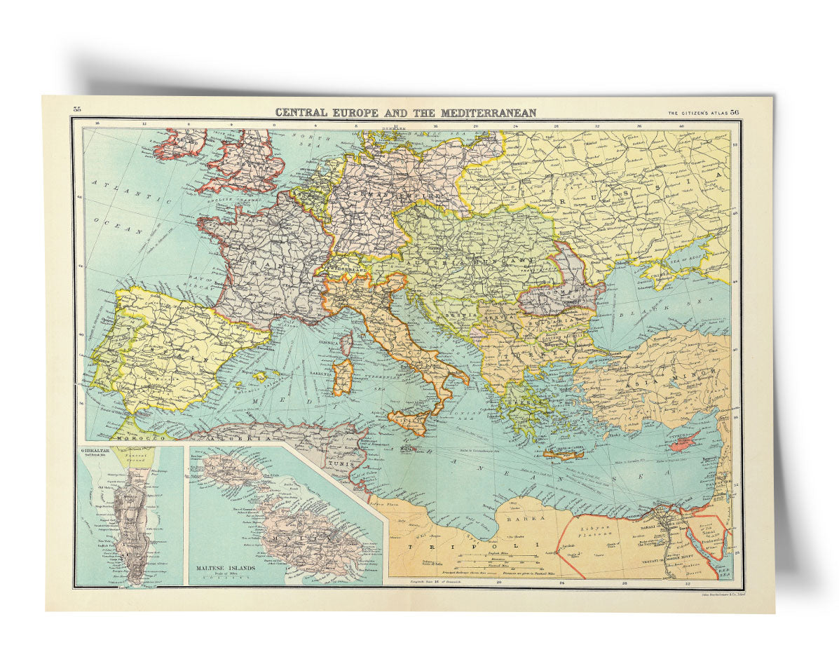 Central Europe and the Mediterranean Atlas