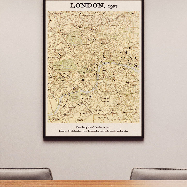 London Map 1901
