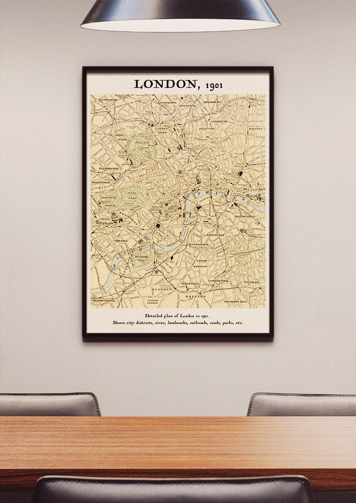 London Map 1901