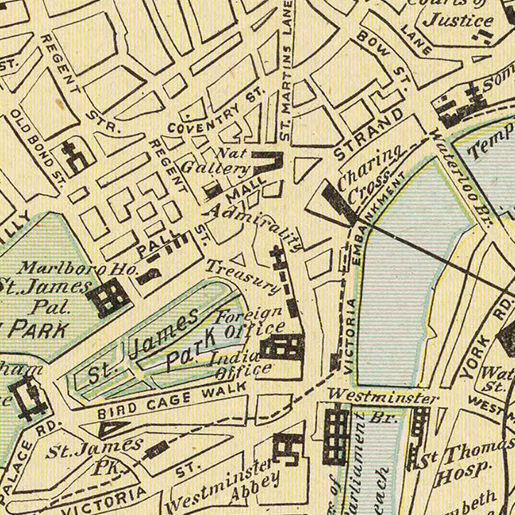 London Map 1901