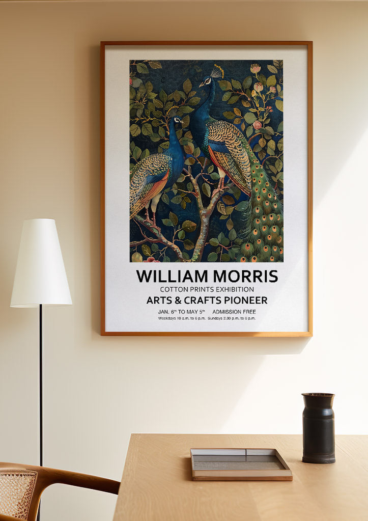 William Morris - Peacocks Art Poster