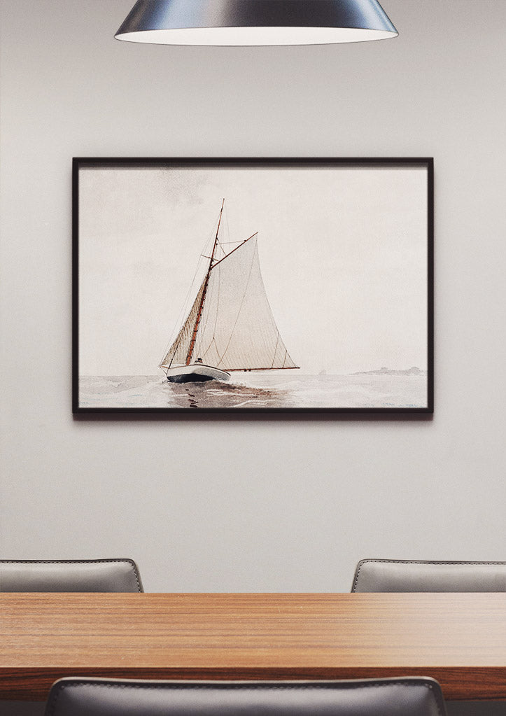 Winslow Homer Print - Sailing off Gloucester