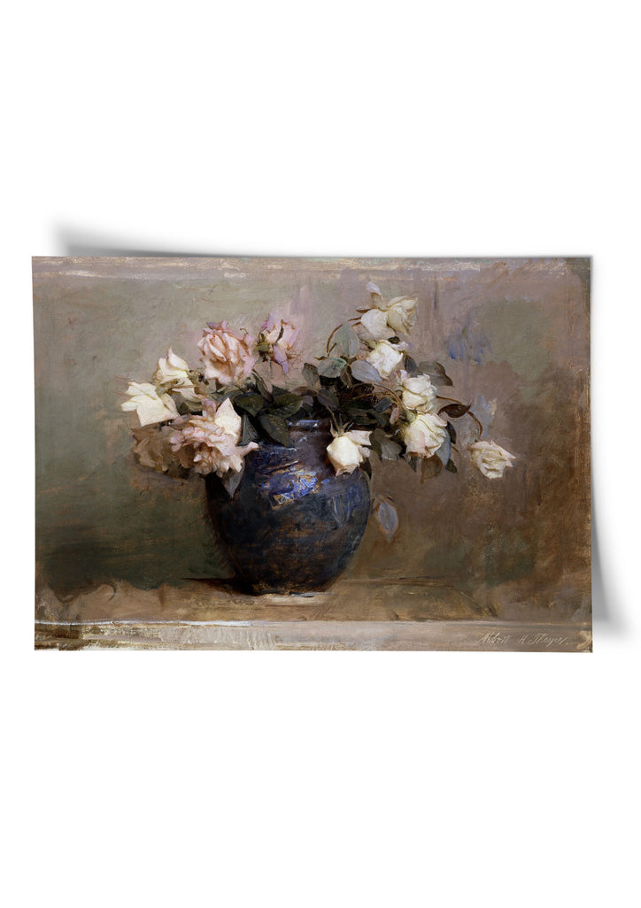 Abbott Handerson Thayer Art Print - Roses