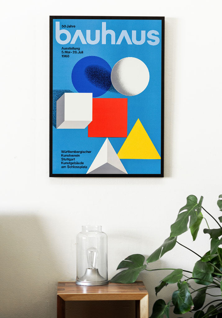 Bauhaus Exhibition Poster - 50 Years of Bauhaus