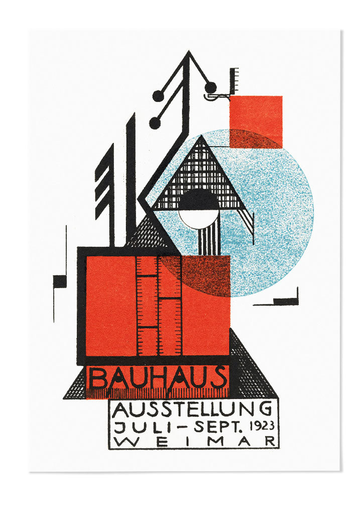 Bauhaus Exhibition Poster by Rudolf Baschant